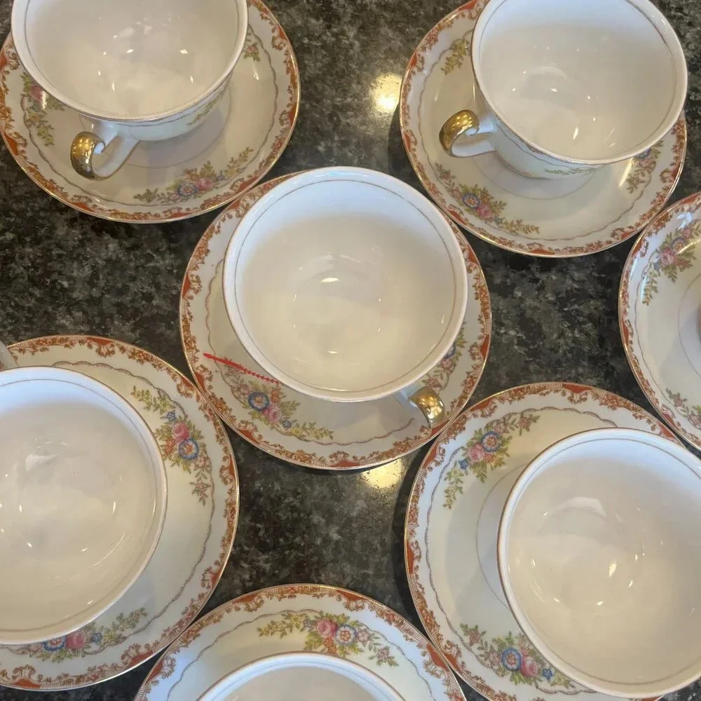 Vintage GRACE CHINA made in Japan Cup & Saucer Set 2PCS Great condition